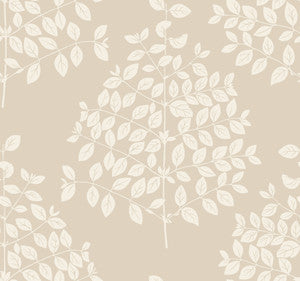 Tender Pearl Taupe Wallpaper by Candice Olson