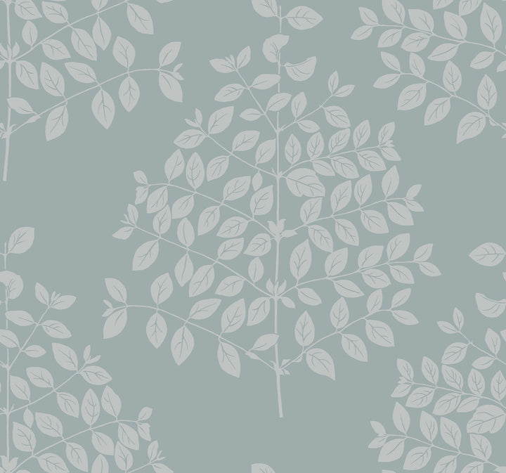 Tender Grey & Blue Wallpaper by Candice Olson Candice Olson Modern Nature 2nd Edition Covers about 60.8 square feet 27-in by 27-ft long roll Unpasted 25.25 - Fabric Carolina -