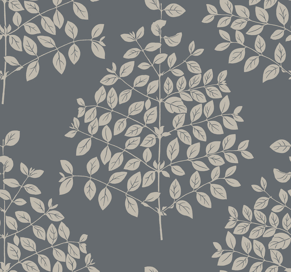 Tender Dark Grey Wallpaper by Candice Olson Candice Olson Modern Nature 2nd Edition Covers about 60.8 square feet 27-in by 27-ft long roll Unpasted 25.25 - Fabric Carolina -