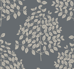 Tender Dark Grey Wallpaper by Candice Olson