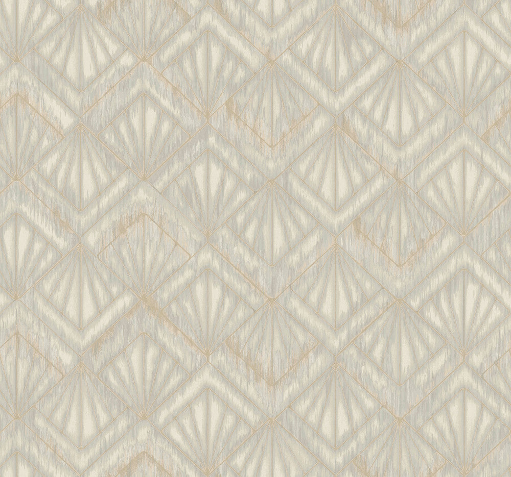 Modern Shell Grey & Beige Wallpaper by Candice Olson Candice Olson Modern Nature 2nd Edition Covers about 60.8 square feet 27-in by 27-ft long roll Unpasted 25.25 - Fabric Carolina -
