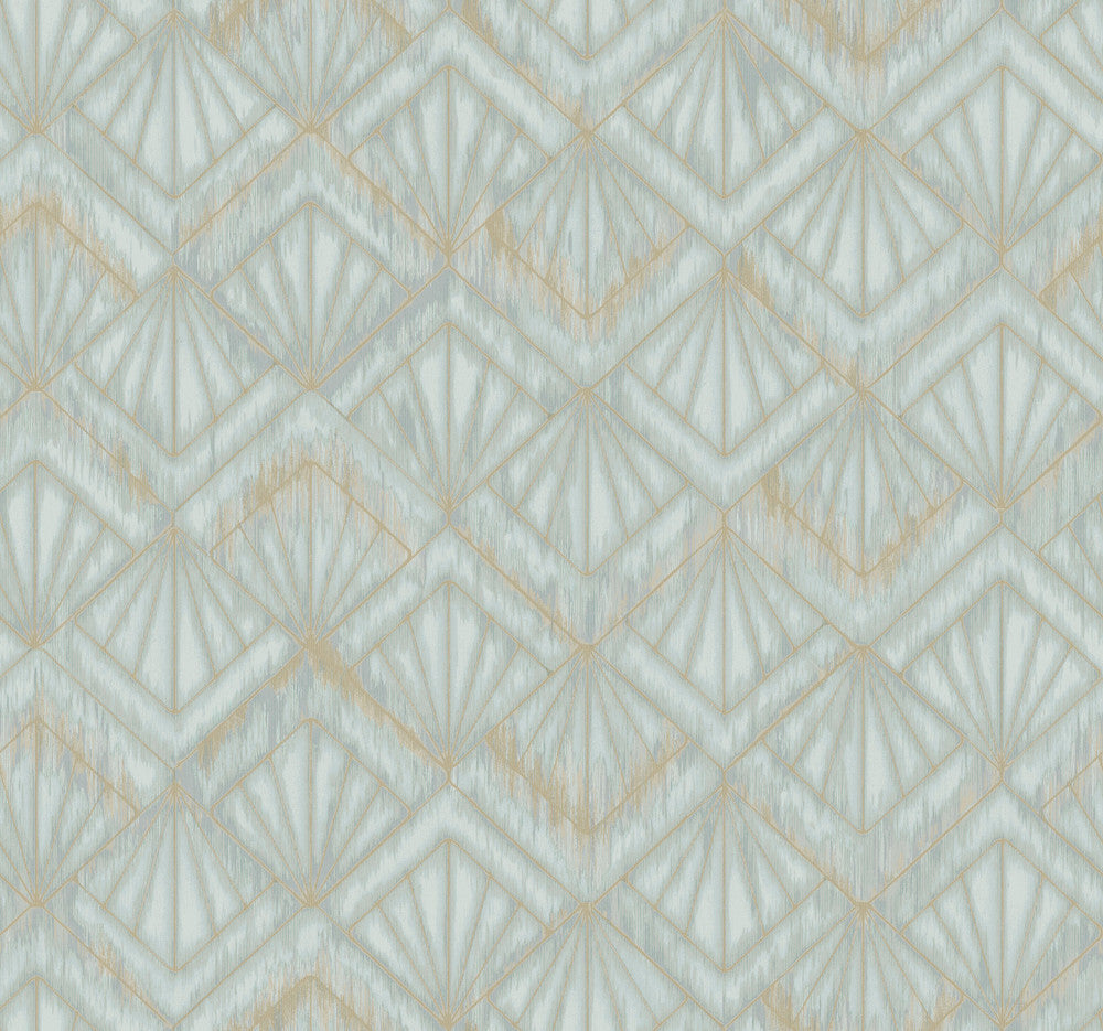 Modern Shell Light Blue Wallpaper by Candice Olson Candice Olson Modern Nature 2nd Edition Covers about 60.8 square feet 27-in by 27-ft long roll Unpasted 25.25 - Fabric Carolina -