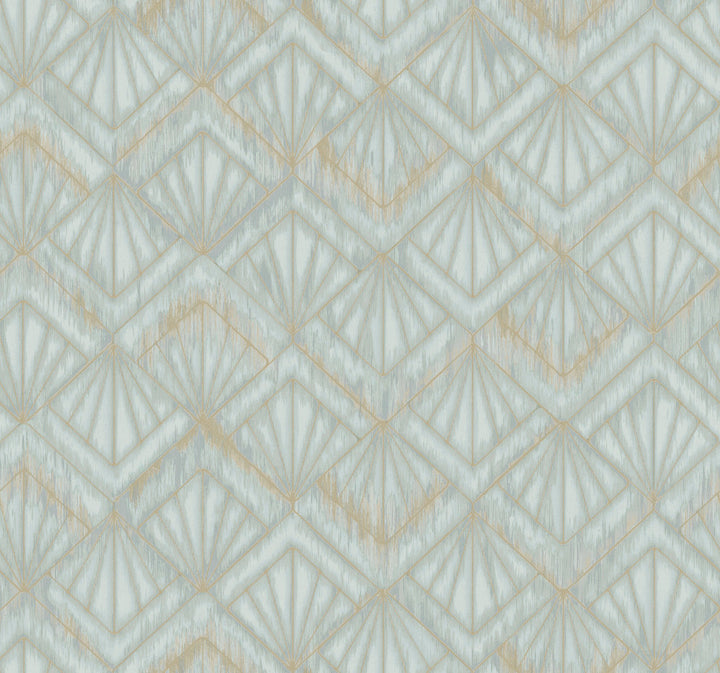 Modern Shell Light Blue Wallpaper by Candice Olson Candice Olson Modern Nature 2nd Edition Covers about 60.8 square feet 27-in by 27-ft long roll Unpasted 25.25 - Fabric Carolina -