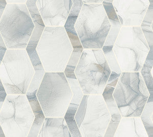 Earthbound Blue & Grey Wallpaper by Candice Olson