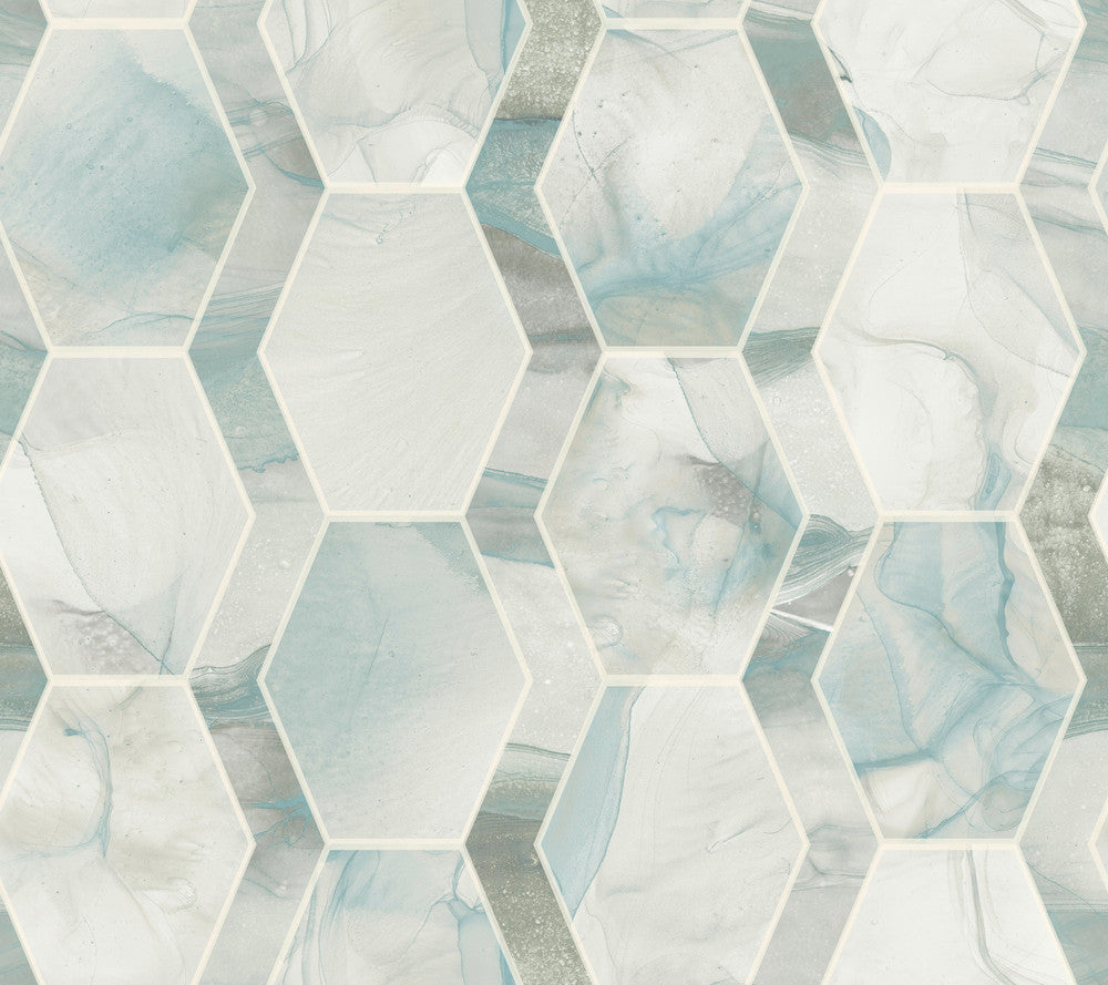 Earthbound Turquoise Wallpaper by Candice Olson Candice Olson Modern Nature 2nd Edition Covers about 60.8 square feet 27-in by 27-ft long roll Unpasted 24 - Fabric Carolina -