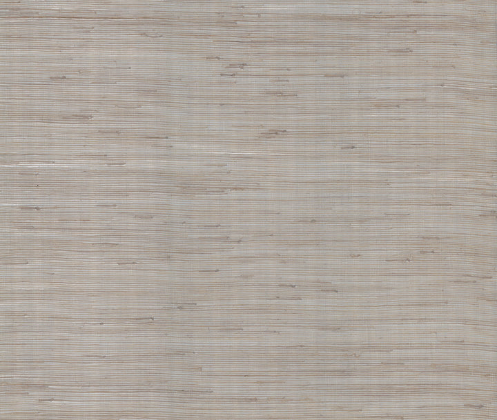 Jute Silver & Taupe Metallic Wallpaper by York Wallcoverings Grasscloth II Covers about 72 square feet 36-in by 24-ft long roll Unpasted 0 - Fabric Carolina -