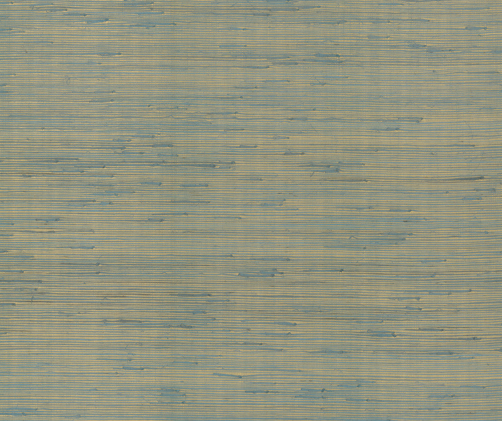 Jute Gold & Blue Metallic Wallpaper by Candice Olson Candice Olson Modern Nature 2nd Edition Covers about 72 square feet 36-in by 24-ft long roll Unpasted 0 - Fabric Carolina -