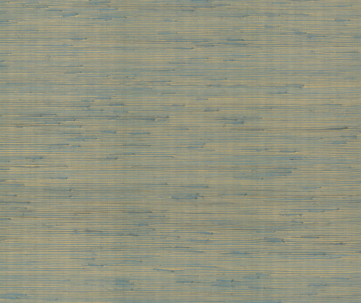 Jute Gold & Blue Metallic Wallpaper by Candice Olson Candice Olson Modern Nature 2nd Edition Covers about 72 square feet 36-in by 24-ft long roll Unpasted 0 - Fabric Carolina -