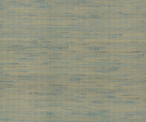 Jute Gold & Blue Metallic Wallpaper by Candice Olson