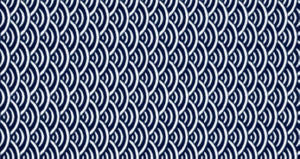 Ostrow Navy 60 by Norbar Designer Fabric INSIDE OUT 100% SOLUTION DYED ACRYLIC GERMANY 2 1/4"V 2 1/4"H 54 - Swanky Fabrics -