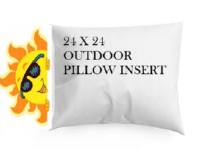 Outdoor 2424 Insert by Norbar Designer Fabric PILLOW INSERT POLY FILL POLY COVER USA - Swanky Fabrics -