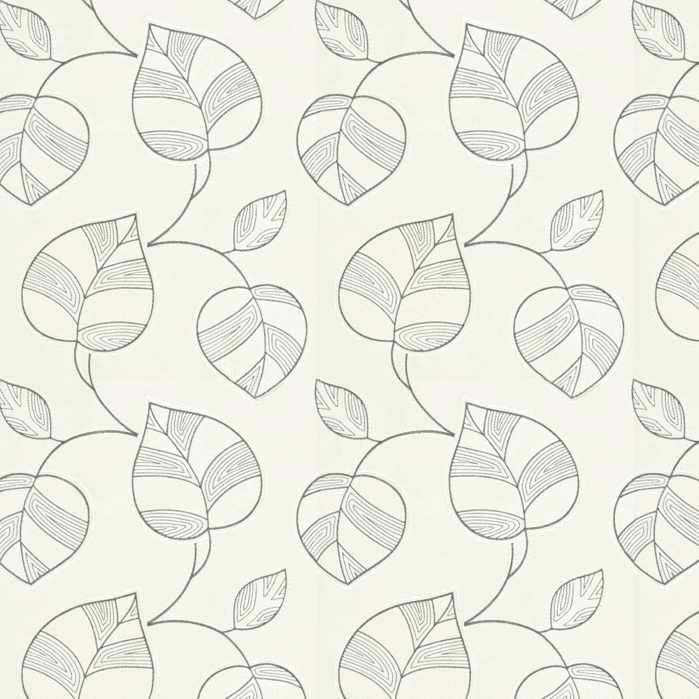 Ovation 2 Shadow by Stout Designer Fabric COLOR MY WINDOW DOVE/CHARCOAL 80%SVI 20%POL %BEMB INDIA Horizontal: 12.750 and Vertical: 15.250 51 in - Swanky Fabrics -