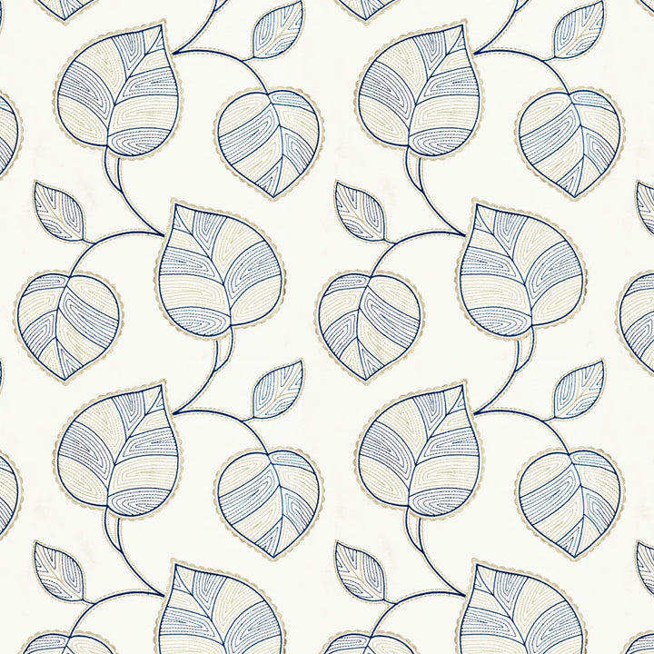 Ovation 3 Denim by Stout Designer Fabric COLOR MY WINDOW BLUE/NAVY 80%SVI 20%POL %BEMB INDIA </p><p>Repeat: 15.25 51 in - Swanky Fabrics -