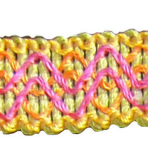 Olivia Lime Twist by Europatex Fabric