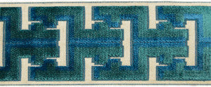 Oslo Aqua by Europatex Fabric