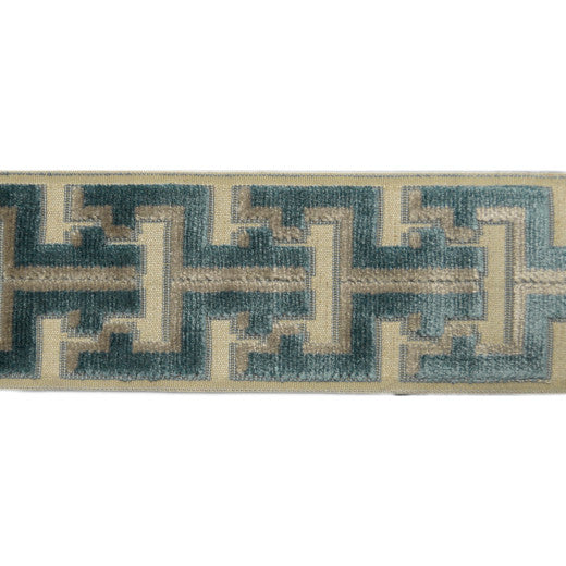 Oslo - Atlantic by Europatex Fabric Oslo 58% Rayon / 31% Polyester / 11% Linen China See Sample Horizontal: N/A and Vertical: N/A 3.50 inches  - Fabric Carolina -