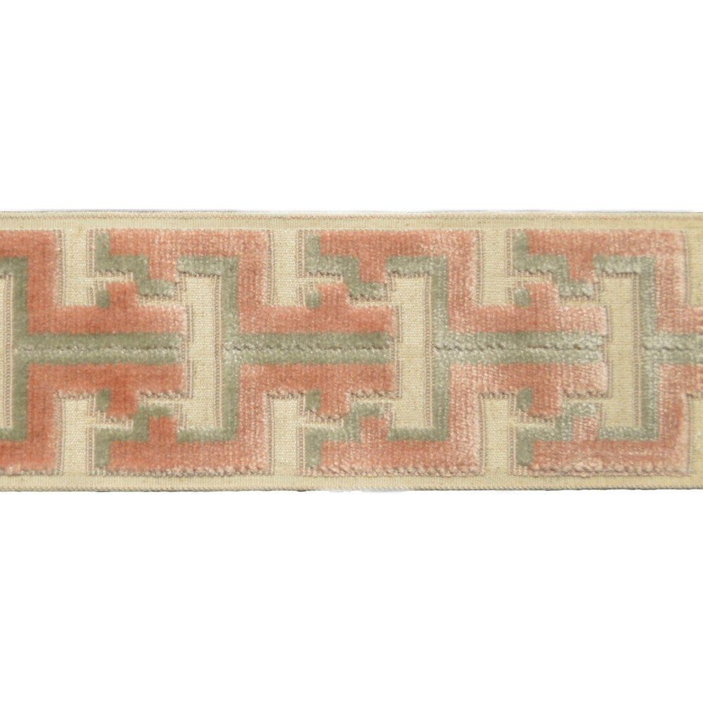 Oslo Blush by Europatex Designer Fabric Oslo 58% Rayon, 31% Polyester, 11% Linen 3.50 inches - Swanky Fabrics -