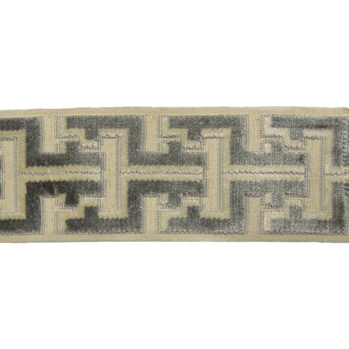 Oslo Gray by Europatex Designer Fabric Oslo 58% Rayon, 31% Polyester, 11% Linen 3.50 inches - Swanky Fabrics -