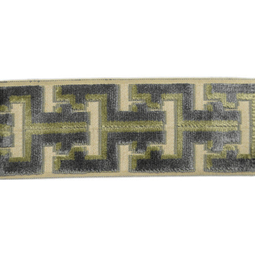 Oslo - Lemongrass by Europatex Designer Fabric Oslo 58% Rayon / 31% Polyester / 11% Linen China See Sample Horizontal: N/A and Vertical: N/A 3.50 inches  - Swanky Fabrics -