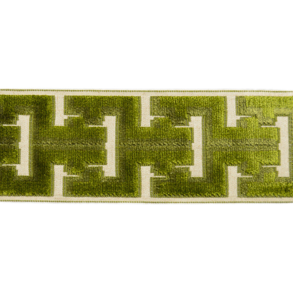 Oslo Lime by Europatex Designer Fabric Oslo 58% Rayon, 31% Polyester, 11% Linen 3.50 inches - Swanky Fabrics -