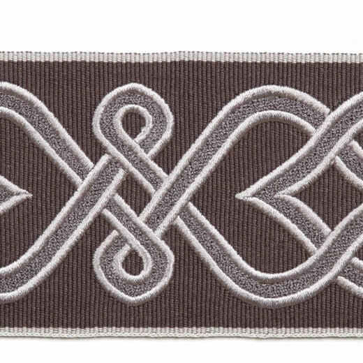 Ovada - Silver by Europatex Fabric Tapes Galore  China See Sample Horizontal: N/A and Vertical: N/A 2.65 inches  - Fabric Carolina -