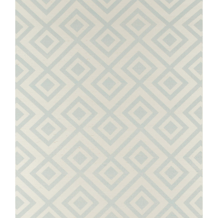 Fiorentina Aqua/Ivory by Lee Jofa Wallcovering SISAL - 85%;COTTON - 15% China Horizontal: 30 and Vertical: 30.5 30 - Fabric Carolina -