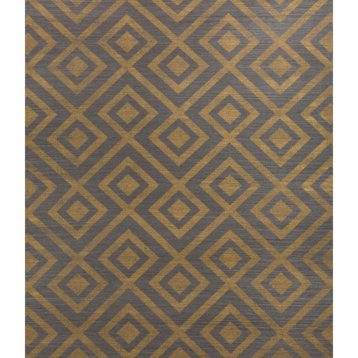 Fiorentina Gold/Grey by Lee Jofa Wallcovering - SISAL - 85%;COTTON - 15% China - Horizontal: 30 and Vertical: 30.5 30 - Fabric Carolina -