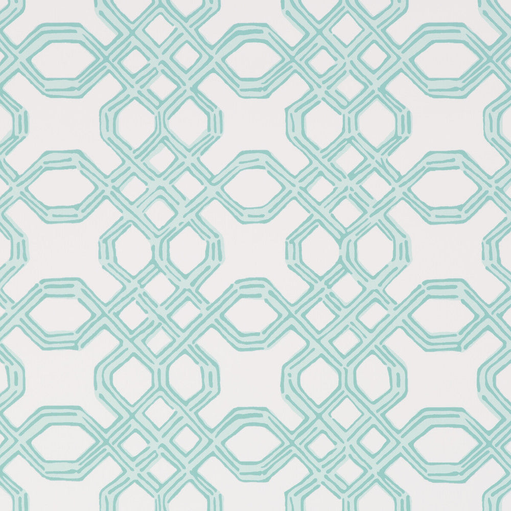 Well Connected Shorely Blue by Lee Jofa Wallcovering LILLY PULITZER WALLPAPERS PAPER - 100% United States - Horizontal: 27 and Vertical: 27 27 - Fabric Carolina -