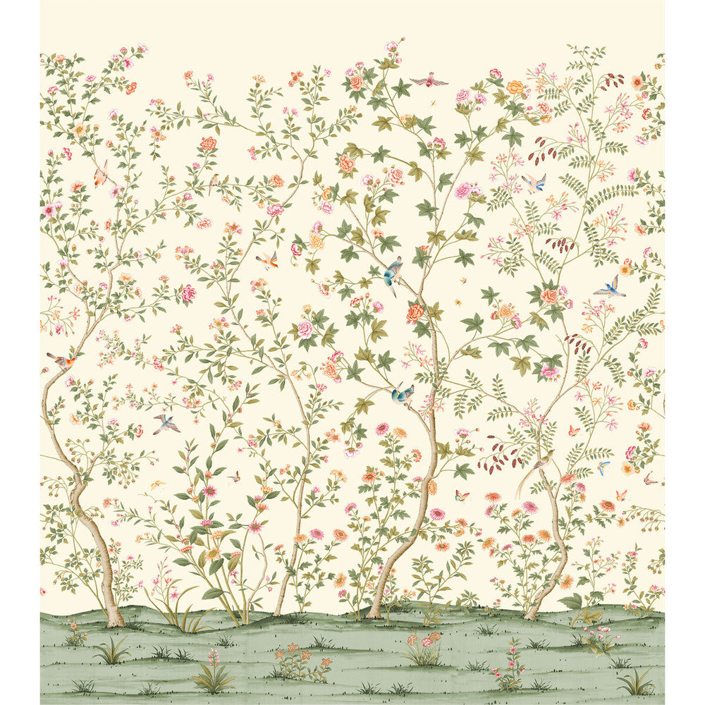 Beaujeu Wp Multi by Lee Jofa Wallcovering AERIN WALLPAPERS PAPER - 100% United Kingdom - Horizontal: 108 and Vertical: 108 108 - Fabric Carolina -