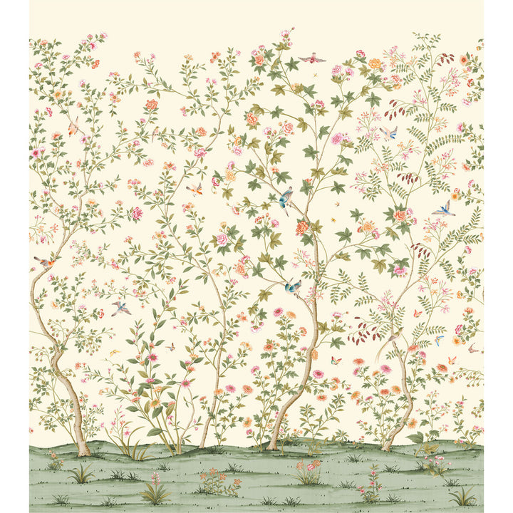 Beaujeu Wp Multi by Lee Jofa Wallcovering AERIN WALLPAPERS PAPER - 100% United Kingdom - Horizontal: 108 and Vertical: 108 108 - Fabric Carolina -