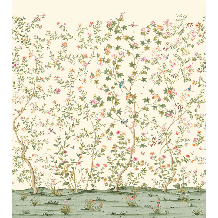 Beaujeu Wp Multi by Lee Jofa Designer Wallcovering AERIN WALLPAPERS PAPER - 100% United Kingdom - Horizontal: 108 and Vertical: 108 108 - Swanky Fabrics -