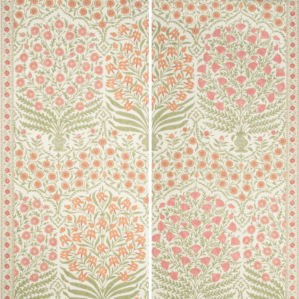 Sameera Paper Spice/Berry by Lee Jofa Wallcovering OSCAR DE LA RENTA WALLPAPER CELLULOSE - 75%;POLYESTER - 25% United States Horizontal: 54 and Vertical: 62 54 - Fabric Carolina -