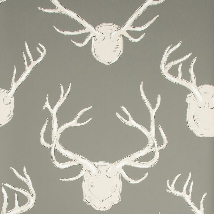 Antlers Paper Grey by Lee Jofa Wallcovering Lee Jofa Wallcovering Antlers Paper GreyWallcovering LODGE II WALLPAPER PAPER - 100% United States </p><p>Repeat: H: 27, V: 32.25 27 - Fabric Carolina -