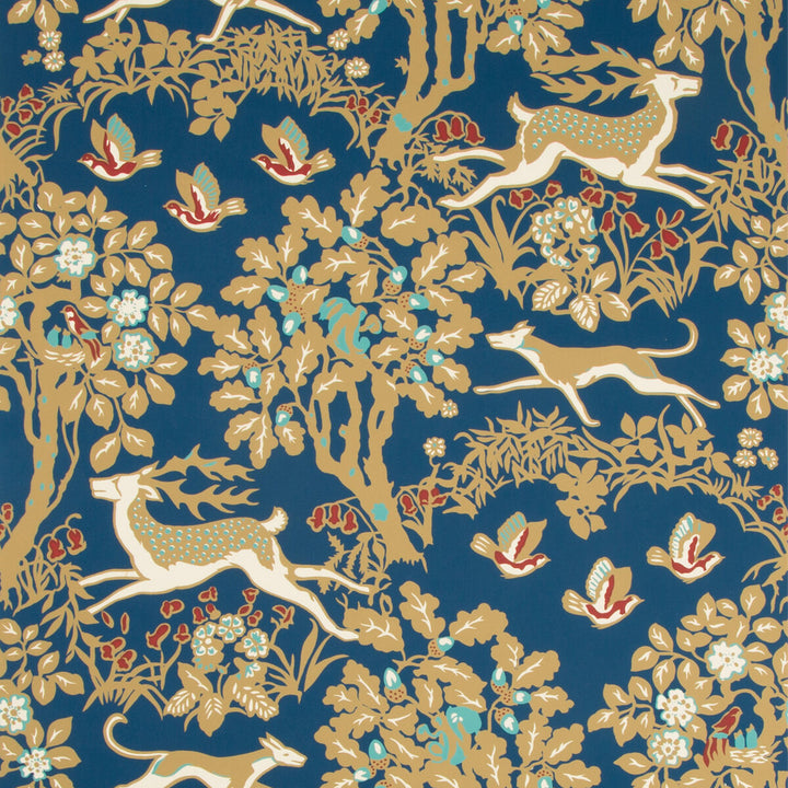 Mille Fleur Wp Navy by Lee Jofa Wallcovering LODGE II WALLPAPER PAPER - 100% United States - Horizontal: 24 and Vertical: 24 24 - Fabric Carolina -