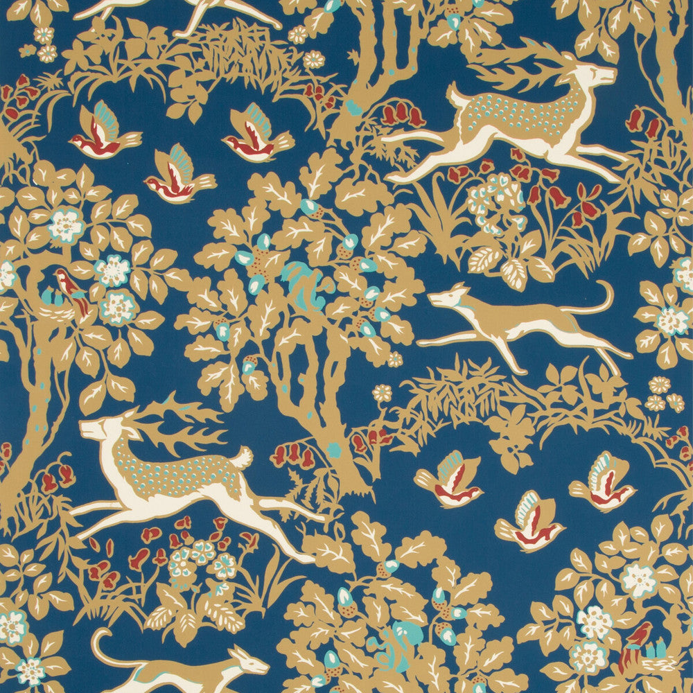 Mille Fleur Wp Navy by Lee Jofa Wallcovering LODGE II WALLPAPER PAPER - 100% United States Horizontal: 24 and Vertical: 24 24 - Fabric Carolina -