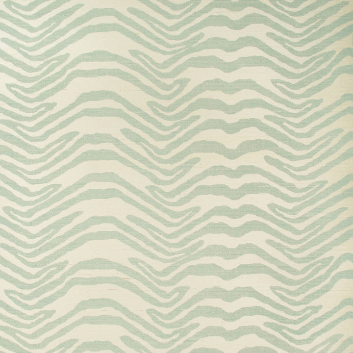 Hendricks Paper Aqua by Lee Jofa Designer Wallcovering MERKATO SISAL - 90%;COTTON - 10% United States Horizontal: 34 and Vertical: 19.6 34 - Swanky Fabrics -
