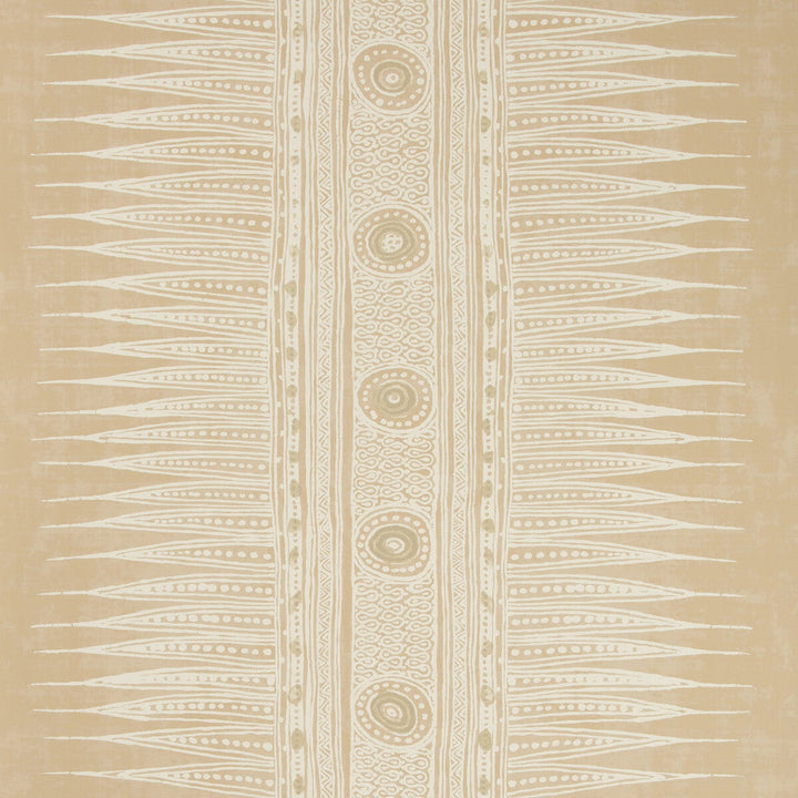 Indian Zag Paper Taupe by Lee Jofa Designer Wallcovering SUZANNE RHEINSTEIN III PAPER - 100% United States - Horizontal: 27 and Vertical: 26.875 27 - Swanky Fabrics -