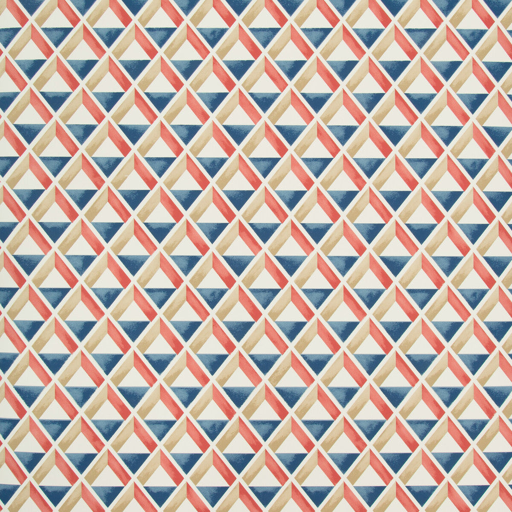 Cannes Paper Red/Blue by Lee Jofa Wallcovering Lee Jofa Wallcovering Cannes Paper Red/BlueWallcovering SUZANNE KASLER THE RIVIERA COLLECTION PAPER - 100% United States </p><p>Repeat: H: 5.38, V: 13 27 - Fabric Carolina -