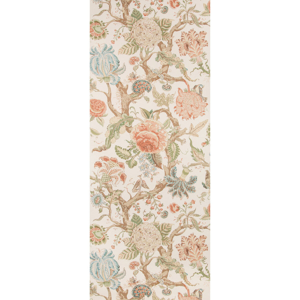 Adlington Paper Coral by Lee Jofa Wallcovering MANOR HOUSE WALLPAPER CELLULOSE - 45%;BINDER - 20%;MINERAL FILLERS - 20%;POLYESTER - 15% United Kingdom - Horizontal: 27.5 and Vertical: 47 27.5 - Fabric Carolina -