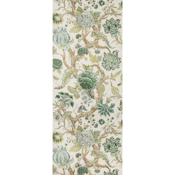 Adlington Paper Green by Lee Jofa Wallcovering MANOR HOUSE WALLPAPER CELLULOSE - 45%;BINDER - 20%;MINERAL FILLERS - 20%;POLYESTER - 15% United Kingdom - Horizontal: 27.5 and Vertical: 47 27.5 - Fabric Carolina -