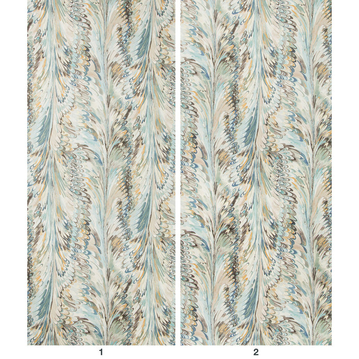 Taplow Paper Sea Mist by Lee Jofa Wallcovering MANOR HOUSE WALLPAPER PULP - 80%;POLYESTER - 20% Austria Horizontal: 17.9 and Vertical: 31.5 53.7 - Fabric Carolina -