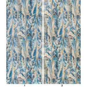 Taplow Paper Navy/Slate by Lee Jofa Wallcovering