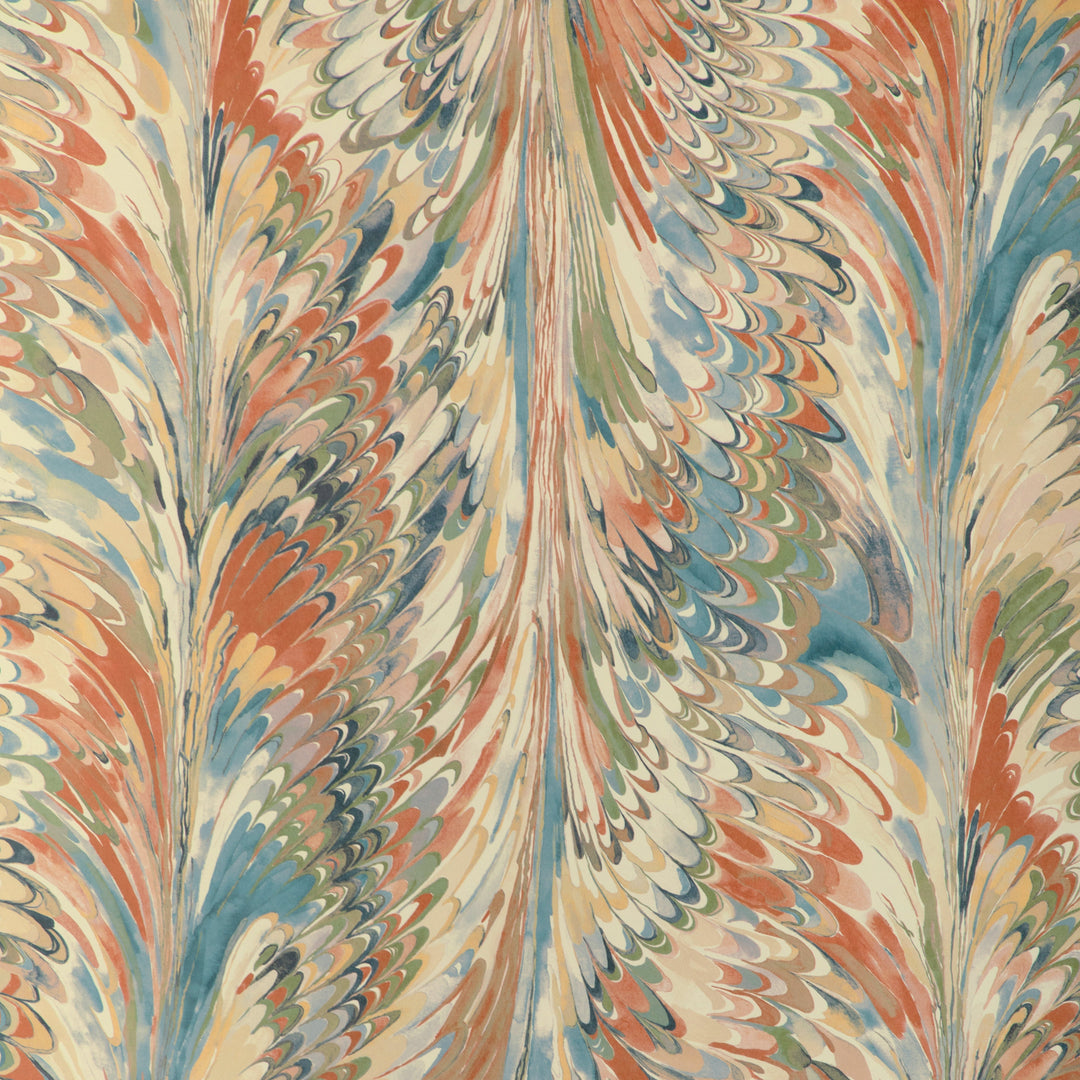 Clay/Blue By Lee Jofa Wallcovering
