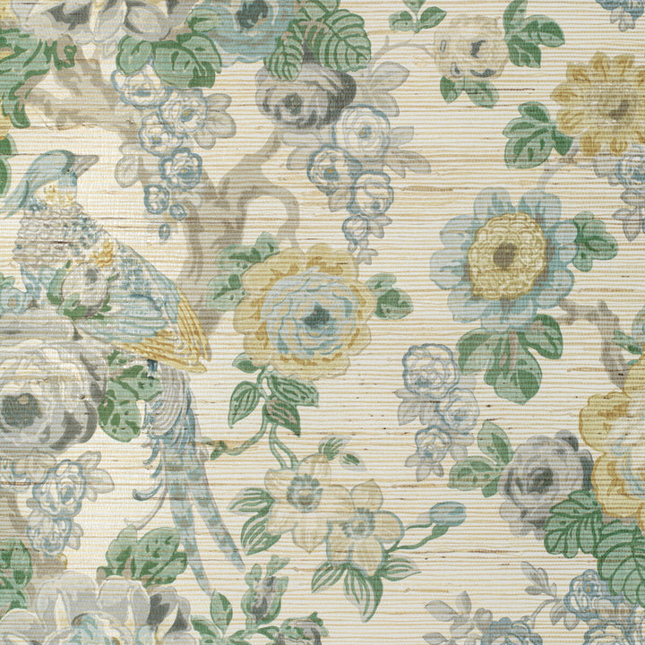 Avondale Paper Slate/Aqua by Lee Jofa Wallcovering Lee Jofa Wallcovering Avondale Paper Slate/AquaWallcovering AVONDALE WALLPAPER HEMP - 50%;NON WOVEN - 30%;COTTON - 10%;BINDER - 9%;OTHER - 1% United Kingdom </p><p>Repeat: H: 27.5, V: 26.7 27.5 - Fabric Carolina -