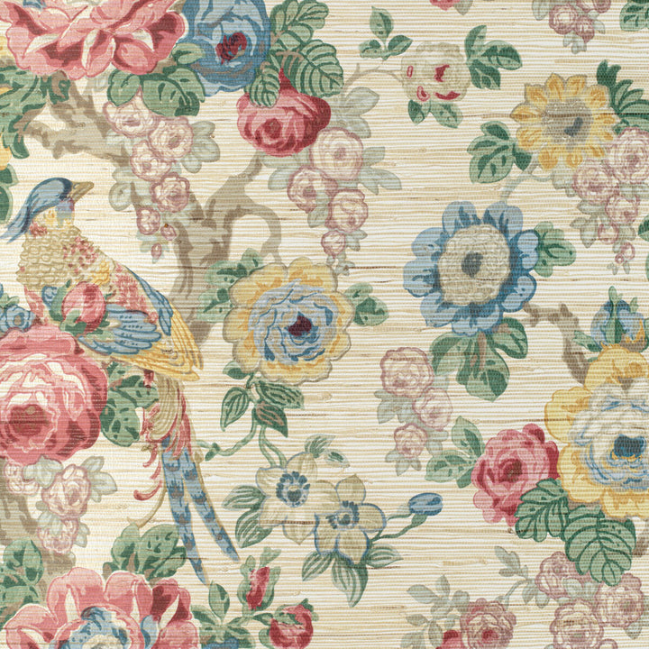 Avondale Paper Rose/Gold by Lee Jofa Wallcovering AVONDALE WALLPAPER HEMP - 50%;NON WOVEN - 30%;COTTON - 10%;BINDER - 9%;OTHER - 1% United Kingdom Horizontal: 27.5 and Vertical: 26.7 27.5 - Fabric Carolina -