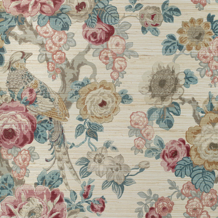 Avondale Paper Ruby/Spice by Lee Jofa Designer Wallcovering AVONDALE WALLPAPER HEMP - 50%;NON WOVEN - 30%;COTTON - 10%;BINDER - 9%;OTHER - 1% United Kingdom Horizontal: 27.5 and Vertical: 26.7 27.5 - Swanky Fabrics -