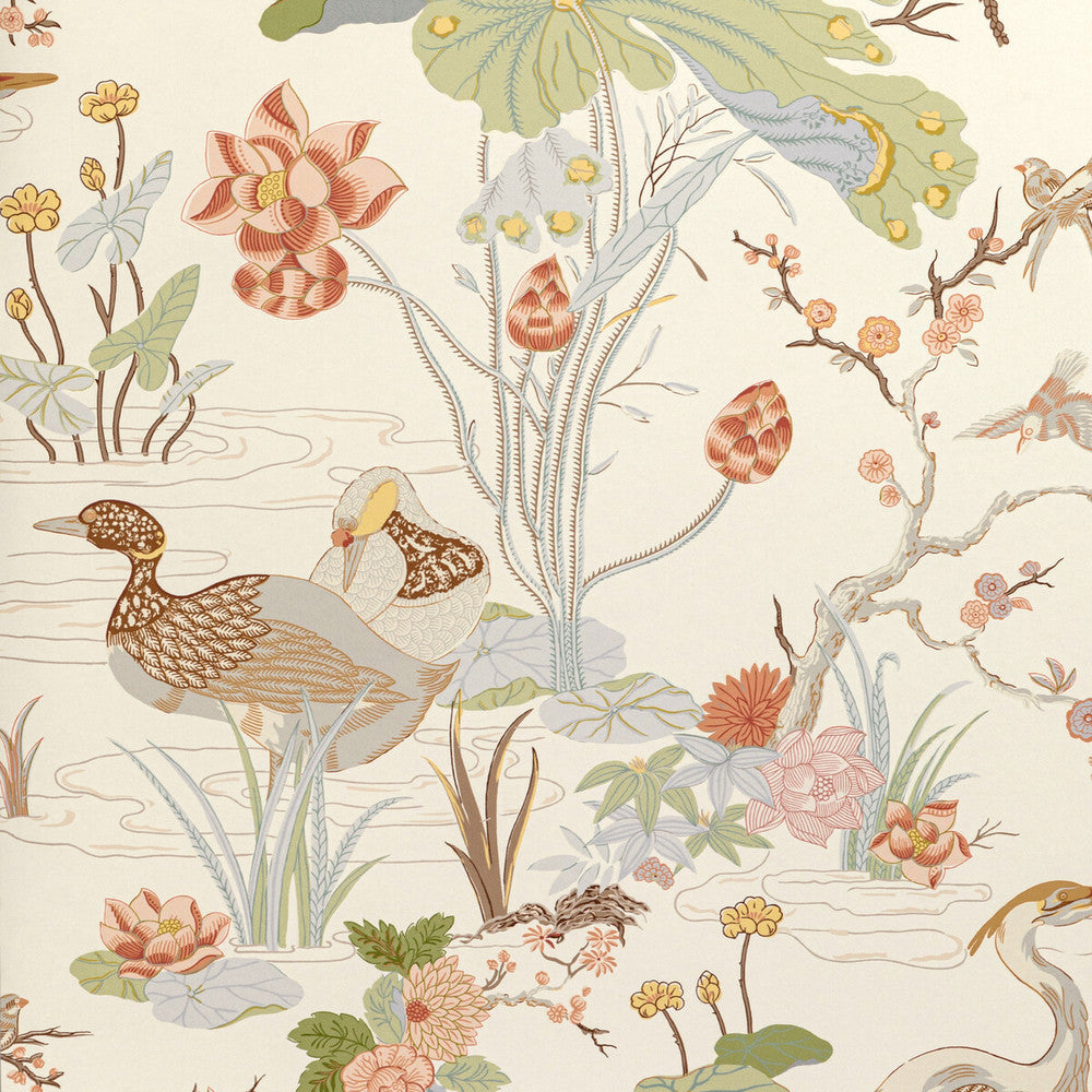 Luzon Paper Apricot by Lee Jofa Wallcovering MINDORO WALLPAPER WOOD PULP - 45%;BINDER - 20%;MINERAL FILLERS - 20%;POLYESTER - 15% United Kingdom Horizontal: 27.5 and Vertical: 41.8 27.5 - Fabric Carolina -