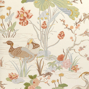 Luzon Paper Apricot by Lee Jofa Wallcovering