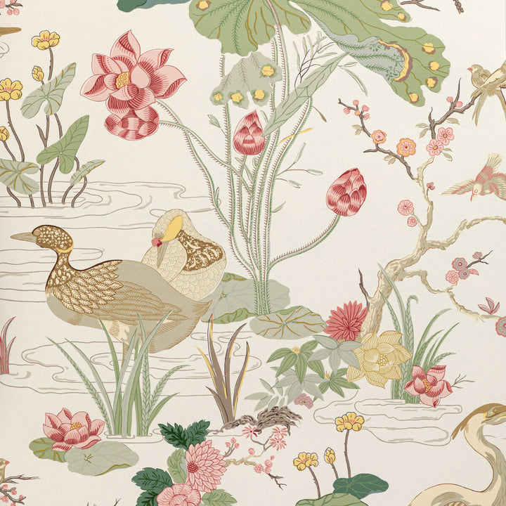 Luzon Paper Spring by Lee Jofa Wallcovering MINDORO WALLPAPER WOOD PULP - 45%;BINDER - 20%;MINERAL FILLERS - 20%;POLYESTER - 15% United Kingdom Horizontal: 27.5 and Vertical: 41.8 27.5 - Fabric Carolina -