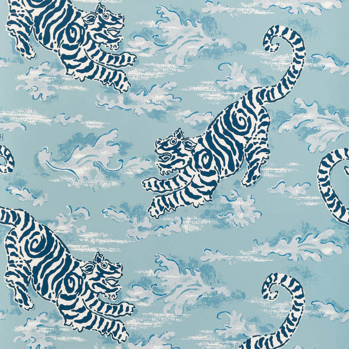 Bongol Paper Sky by Lee Jofa Wallcovering MINDORO WALLPAPER PAPER - 100% United States Horizontal: 27 and Vertical: 19 27 - Fabric Carolina -